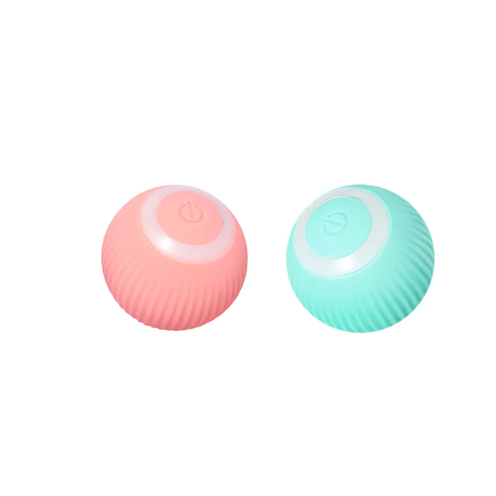 Intelligent Interactive Cat Toys Ball with LED Lights Automatic Moving Rolling Ball for Indoor Cats Cat Automatic Toy