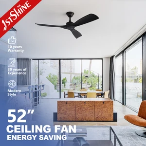1stshine Ceiling Fan 2 in 1 Lighting 3 ABS Blades LED Ceiling Fan with Led Light No Light Option