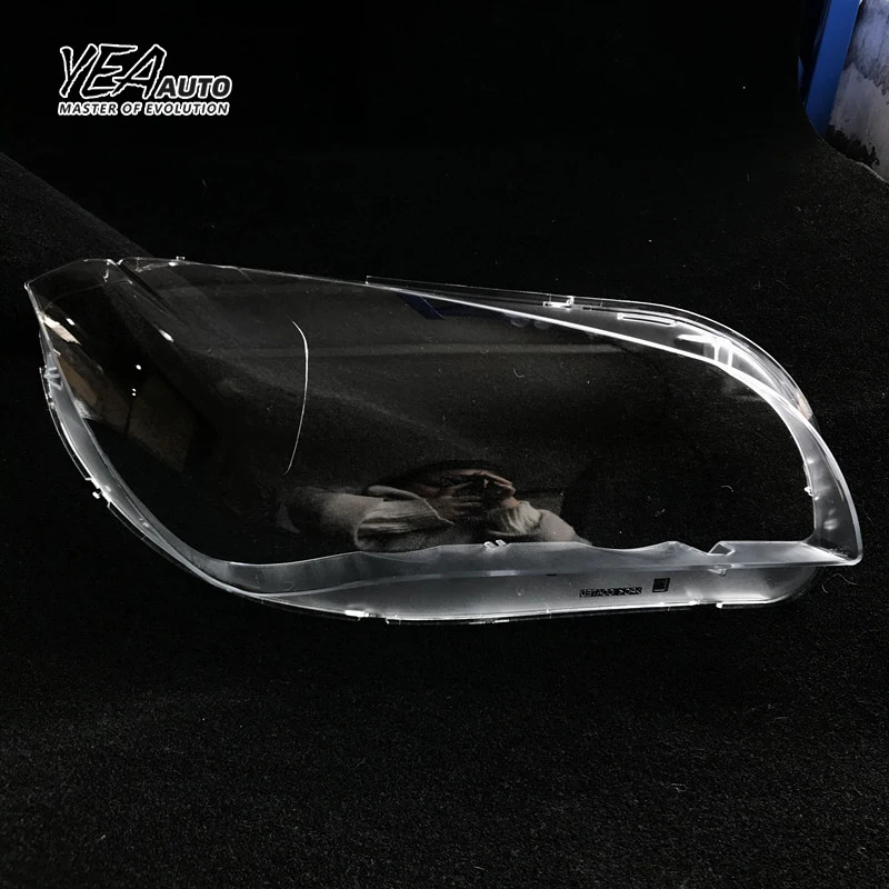 product yea auto car headlight glass pc lampshade cover lens for bmw x1 e84 headlamp glass shade lens cover 2010   2015-30