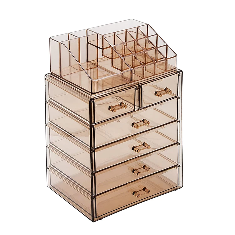 Qiaofeng 5 ярусов разделительная коробка для украшений для девочек акриловый ящик для косметики органайзер для макияжа