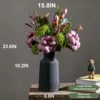 23.6inch/60cm Purple Orchid Green Dream