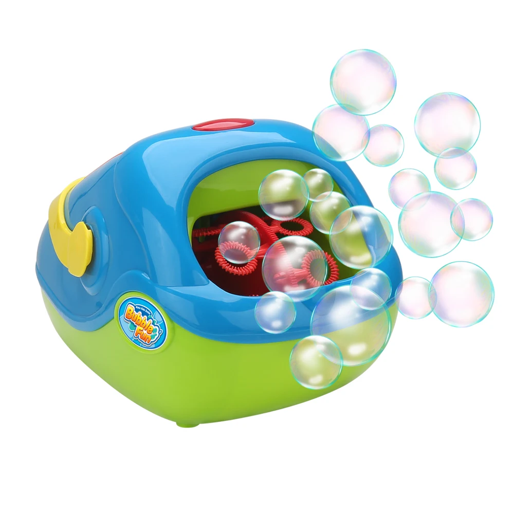 Portable Popular Party Bubble Machine Automatic Big Bubble Machine Maker for Kids Outdoor/Indoor Use , 4000+ Bubbles Per Minute