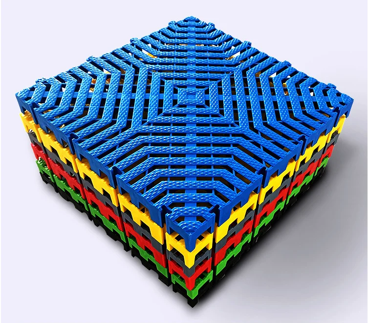 Plastic Interlocking Tiles