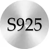 Argento 925 (placcato rodio)