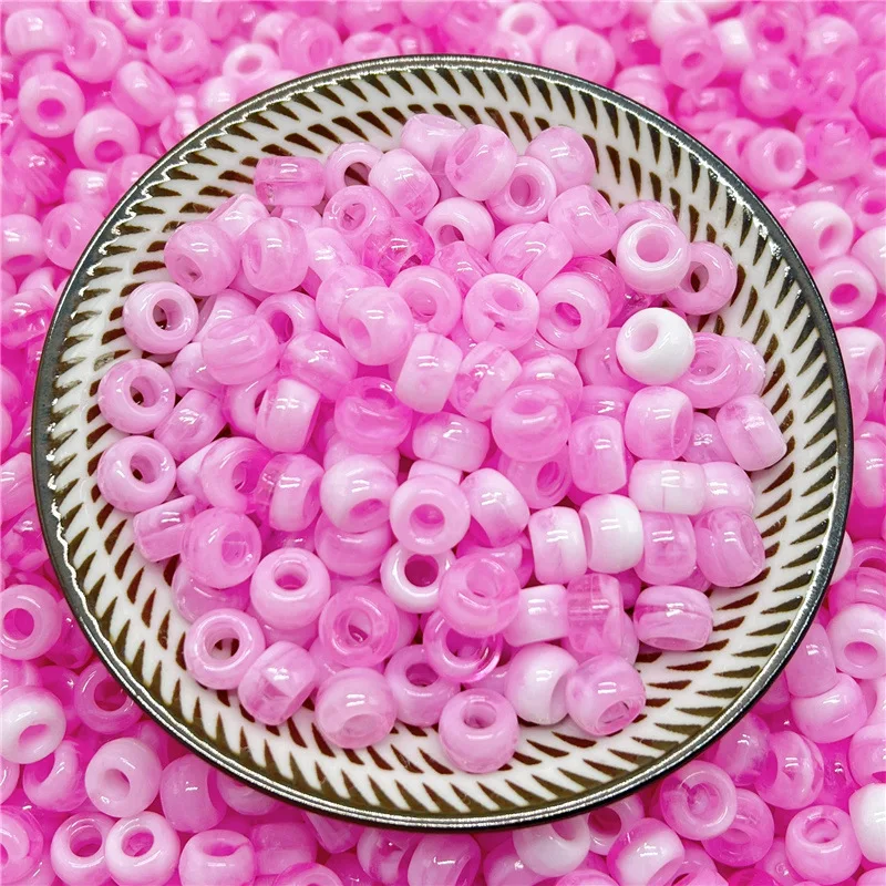 Hot Pink Hair Beads