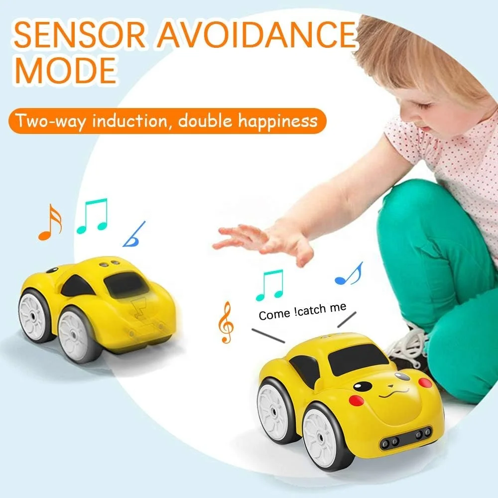Remote Control Magic Induction Cartoon Car with Intelligent Gesture Sensing Mini Electric Vehicle for Children Interactive Play