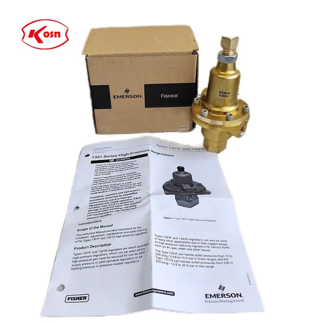 Fisher Types 1301G Model 1301G-101 Self-Operated High Pressure Regulators