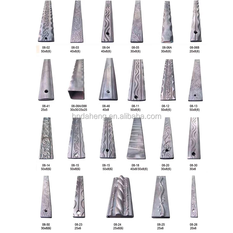 Wrought Iron Spearhead Making Machine square bar Embossing Machine
