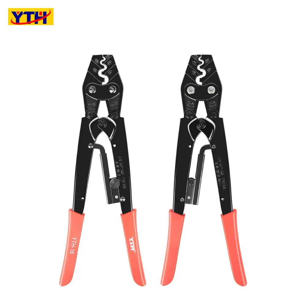 Electrical Wire Cable Crimper Ratchet Heavy Duty Crimping Plier Tool Vice  z g 