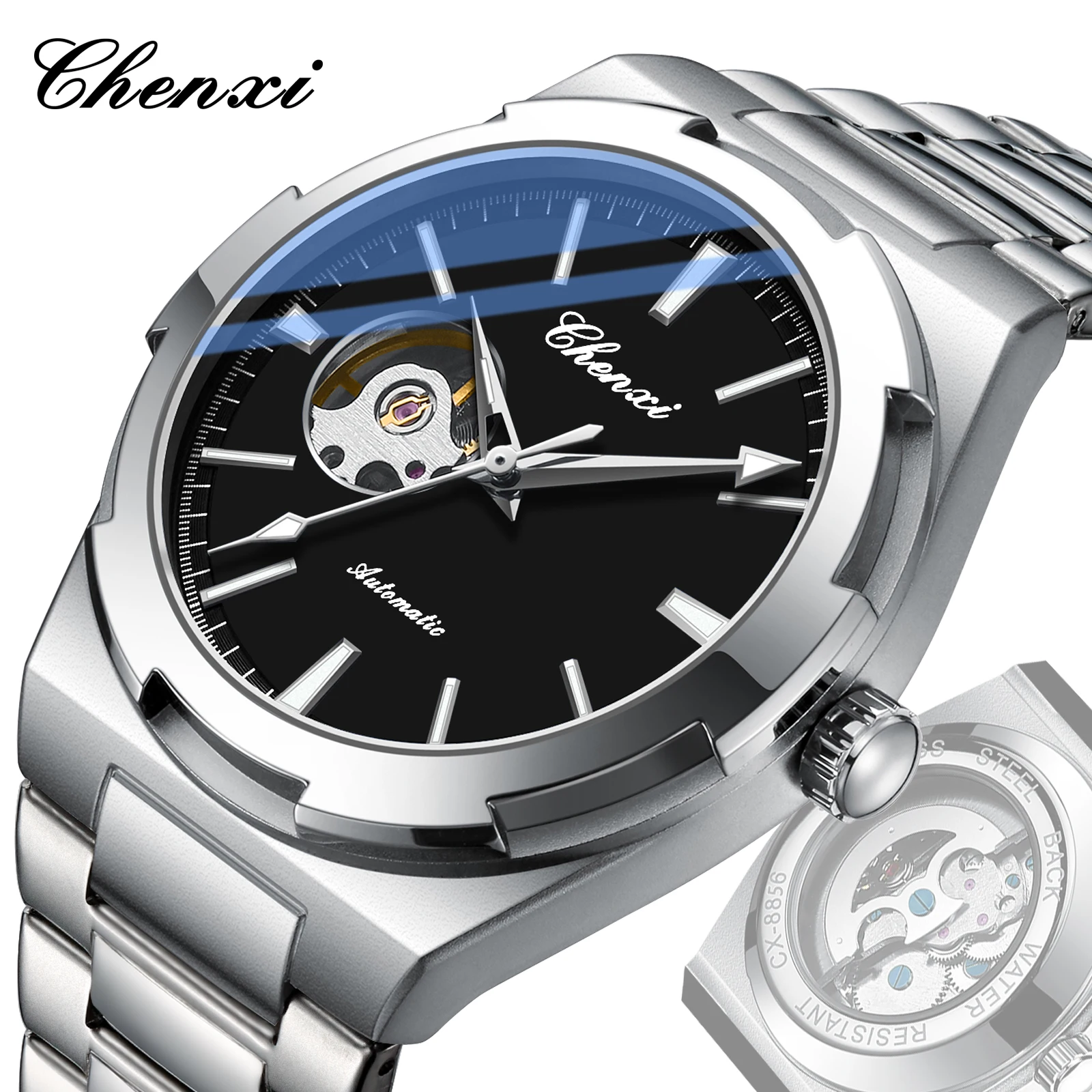 CHENXI 8856 Luxury Men's Wristwatch - Automatic & Waterproof