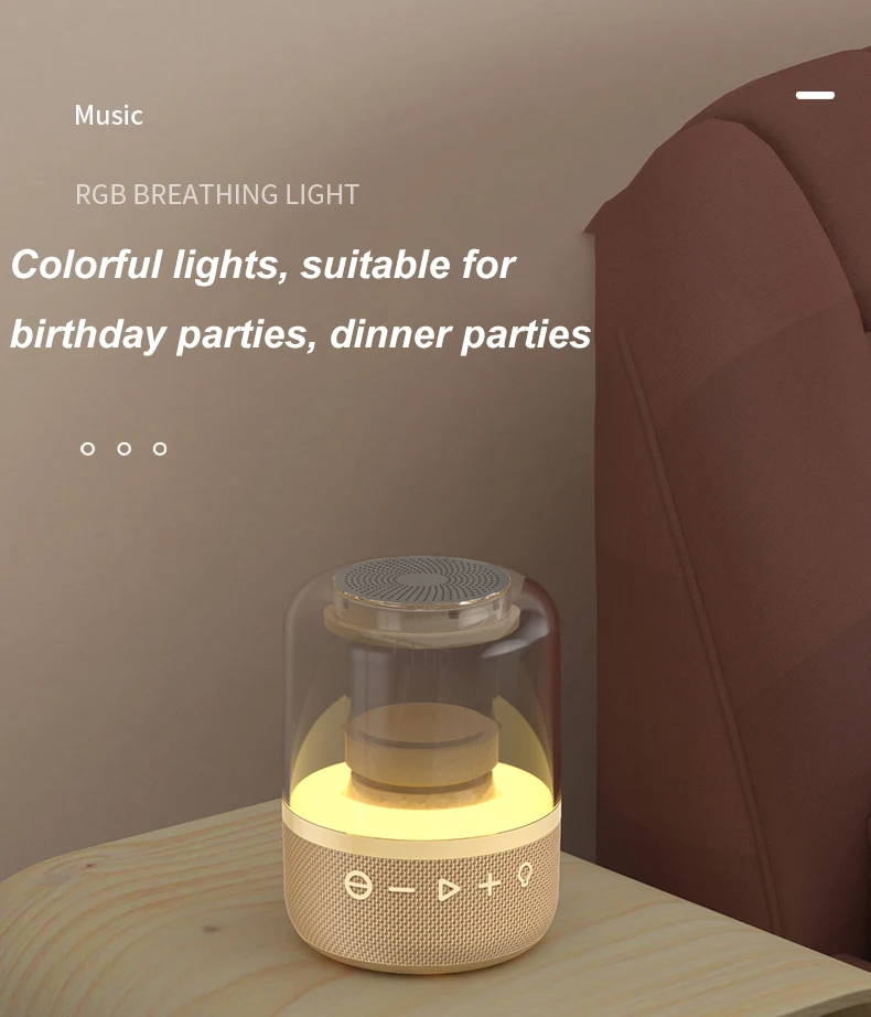 Factory Direct Portable Transparent Wireless Sound Activated Alto