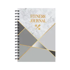 Wholesale Self Care Writing Pad Workout Log Notebook Fitness Journal for Personal Organization Gift or Promotion