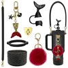 Ensemble sept pièces transparent noir flash argent-sirène