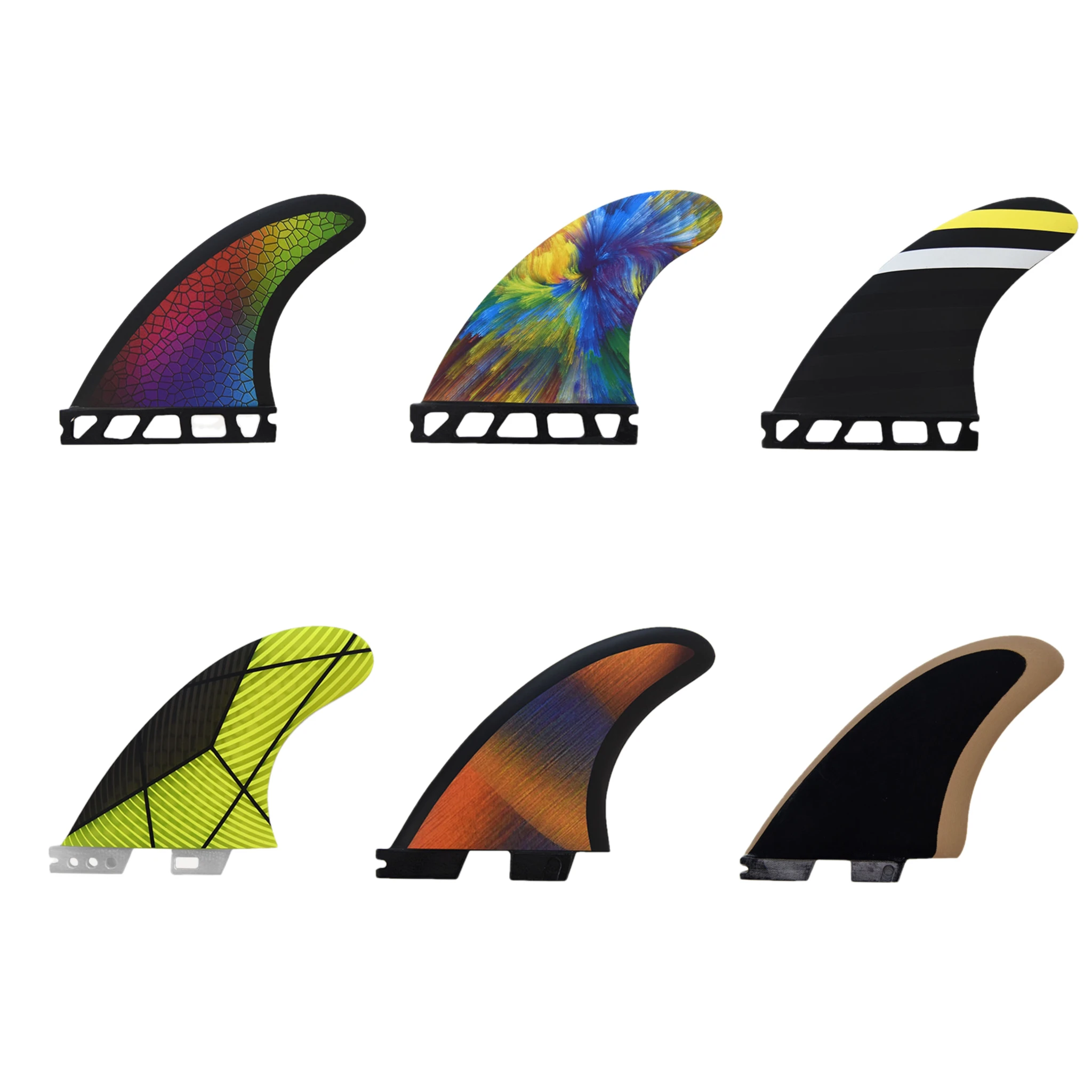 New Arrival Popular Surf Fins Carbon Fiber Glass Water Playing