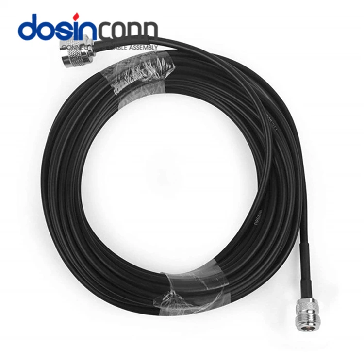 50 Ohm Coaxial Plug Crimp N Type Male LMR400 Cable RF Assemblies to STR LMR 400