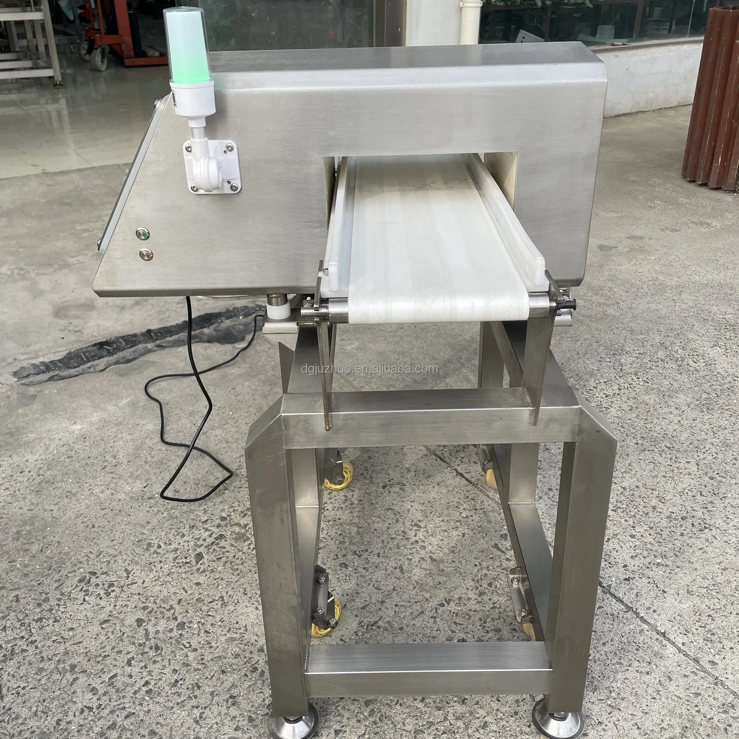 German-system Dual Frequency Metal Detector Device Food Bottle Conveyor Belt with Metal Magnetic Detector JZD-660