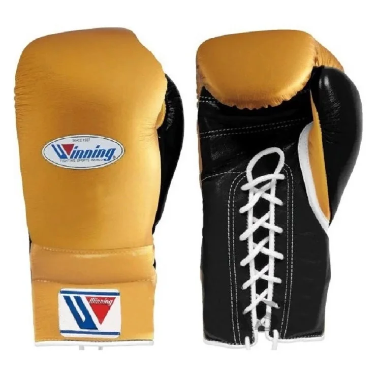 Custom Made White & Gold Boxing Gloves Sparring Set Print Any Logo Or Name, 