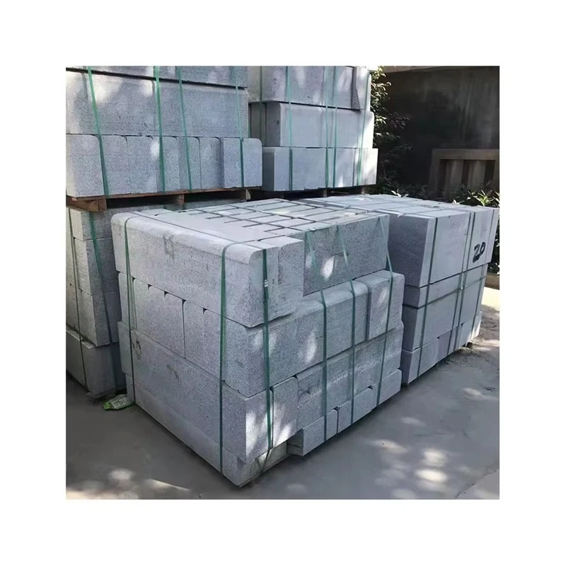 Dark Grey Granite Flamed Kerbstone Curbstone Curb Kerbs Bording Bord Road Side Stone Landscapings