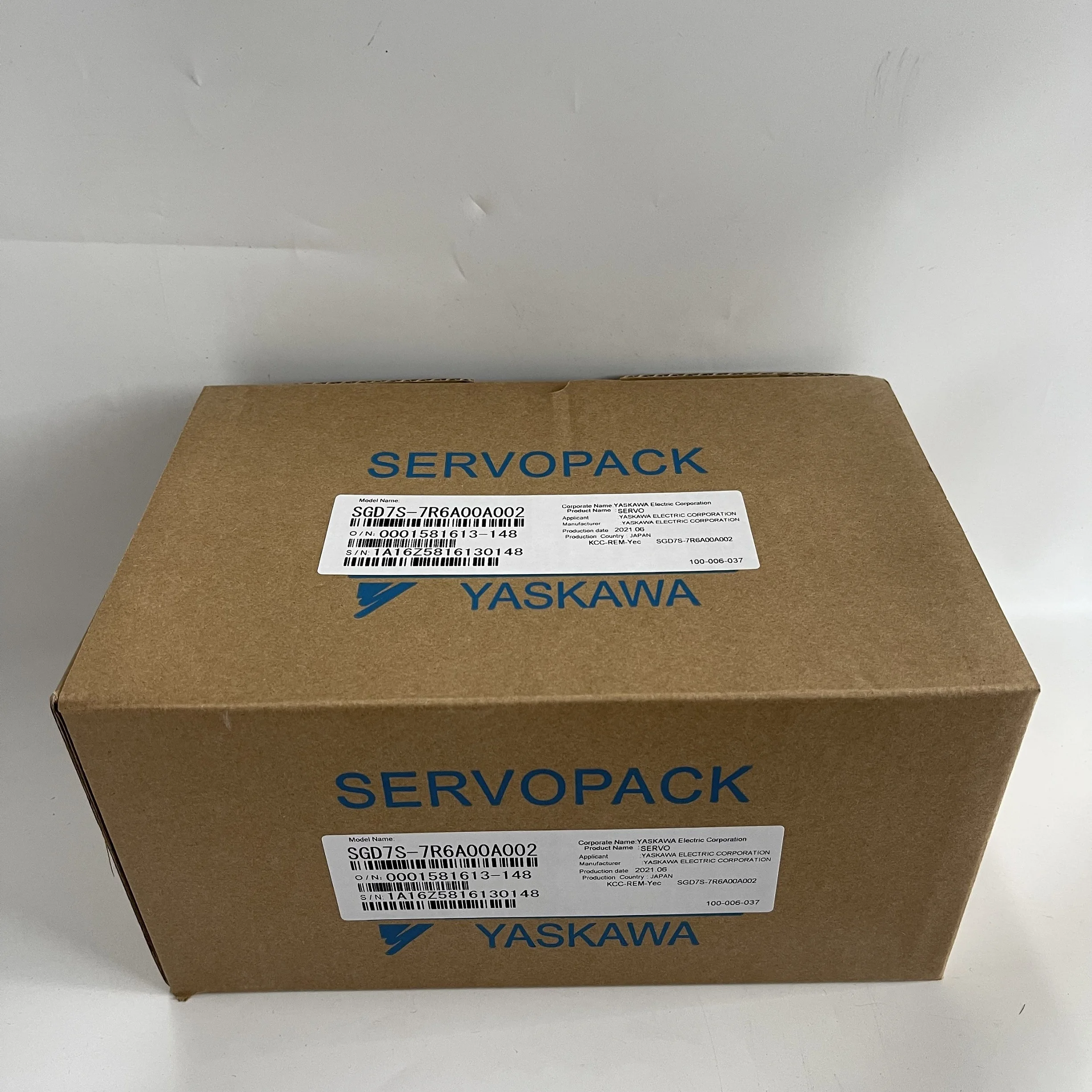 Yaskawa AC Servo Amplifier SGD7S-7R6A00A002