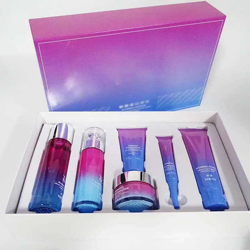 Glass Cosmetic Pump Bottle Luxury Cosmetics Packaging Straight Round 30ml Glass Foundation Bottle With Beauty Pump
