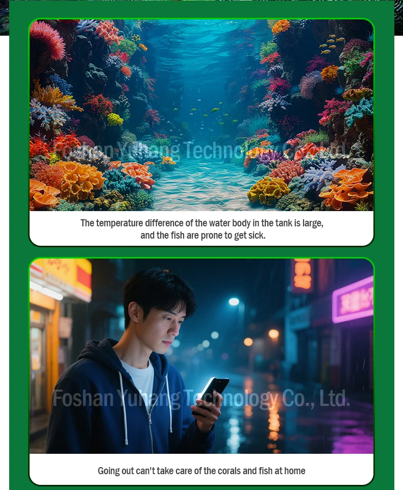 Jecod 2026 GOW Series Modern Desktop Smart Eco-Friendly Plastic Wireless Bluetooth/WiFi Variable-Frequency Aquarium Box product detail 6