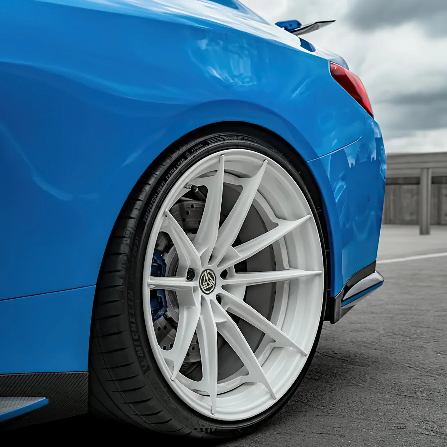 XL White Wheel MonoBlock Custom Deep Concave Racing Car Wheel 5x112 5x120 5x114.3 Forged Alloy Car Wheel Rim for bmw Audi Benz - Image 5