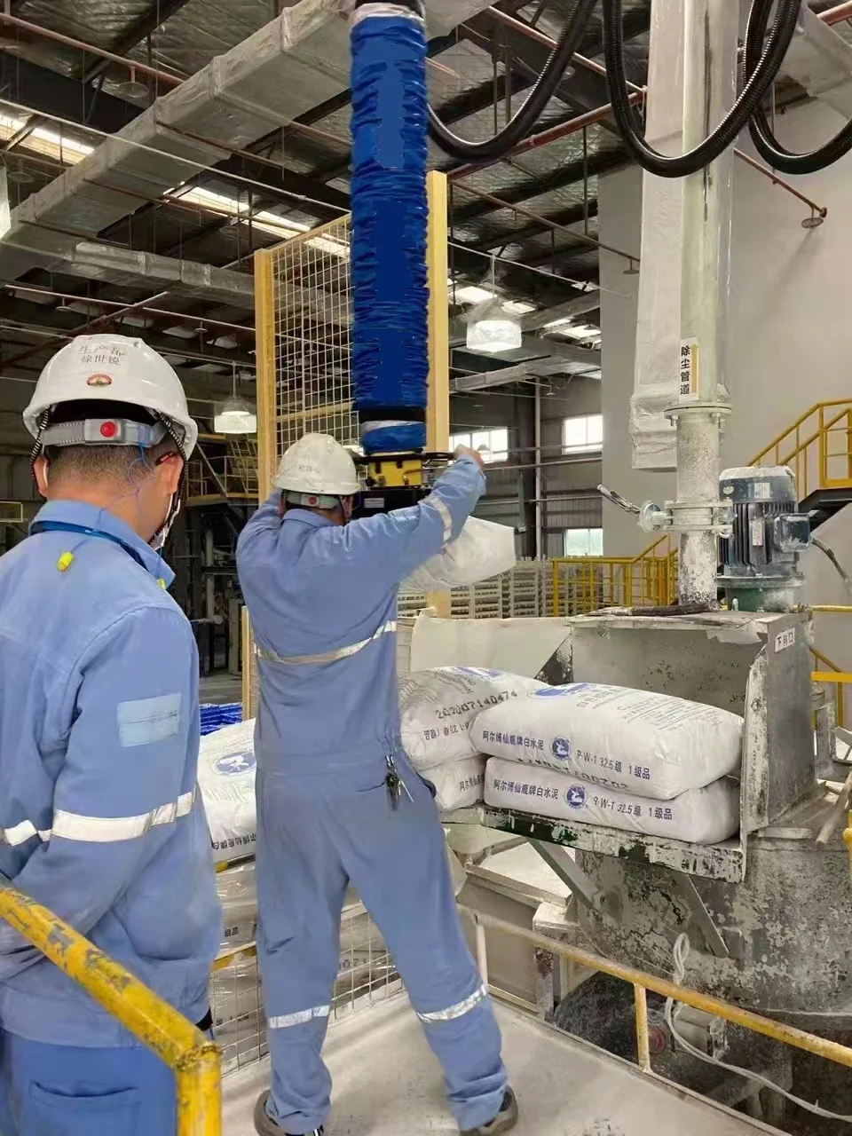 Package Loading Unloading Onto Pallet Box Cement Flour Bag Sack Vacuum Tube Lifter