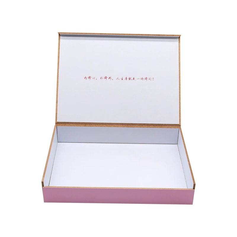 Factory Price Custom MDF Wooden Box With logo and Size Gift Box Packaging for Clothing and Cosmetics Packing Box