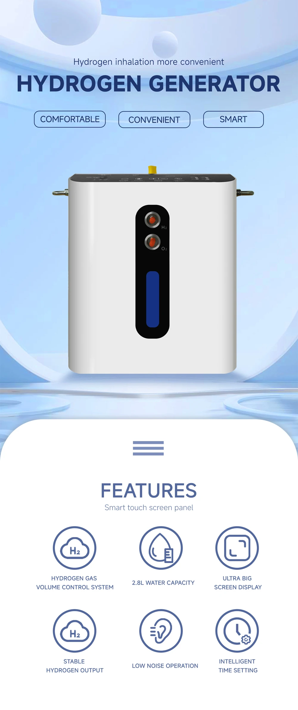 H2o2 Gas Generator Auto Hydrogen Hho Generator - 99.99% Purity & 1 Year Warranty