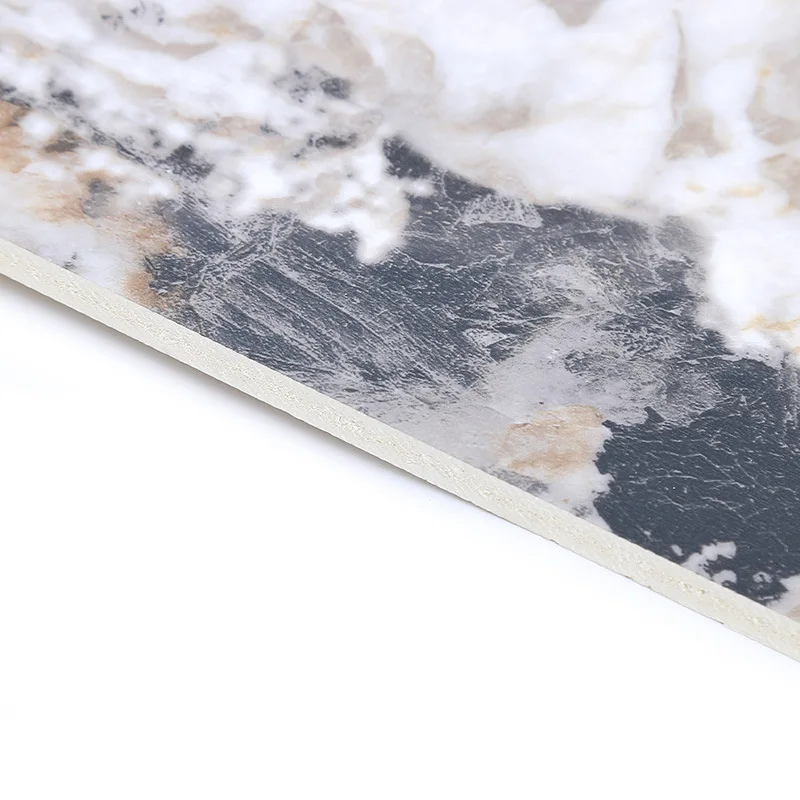 Bamboo Charcoal Wood Veneer Marble Seamless WPC PVC Wall Board