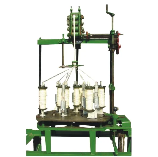 Low Speed 3 Strands Flat PU Rope Braiding Machine for Classic Braided PU/Leather Bracelet