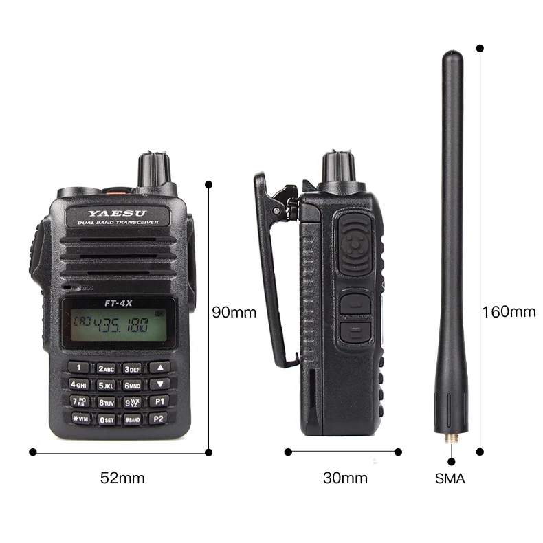 YAESU FT-4X トランシーバー YAESU FT5D C4FM/FM 144/430MHz帯 デュアルバンド デジタルハンディ