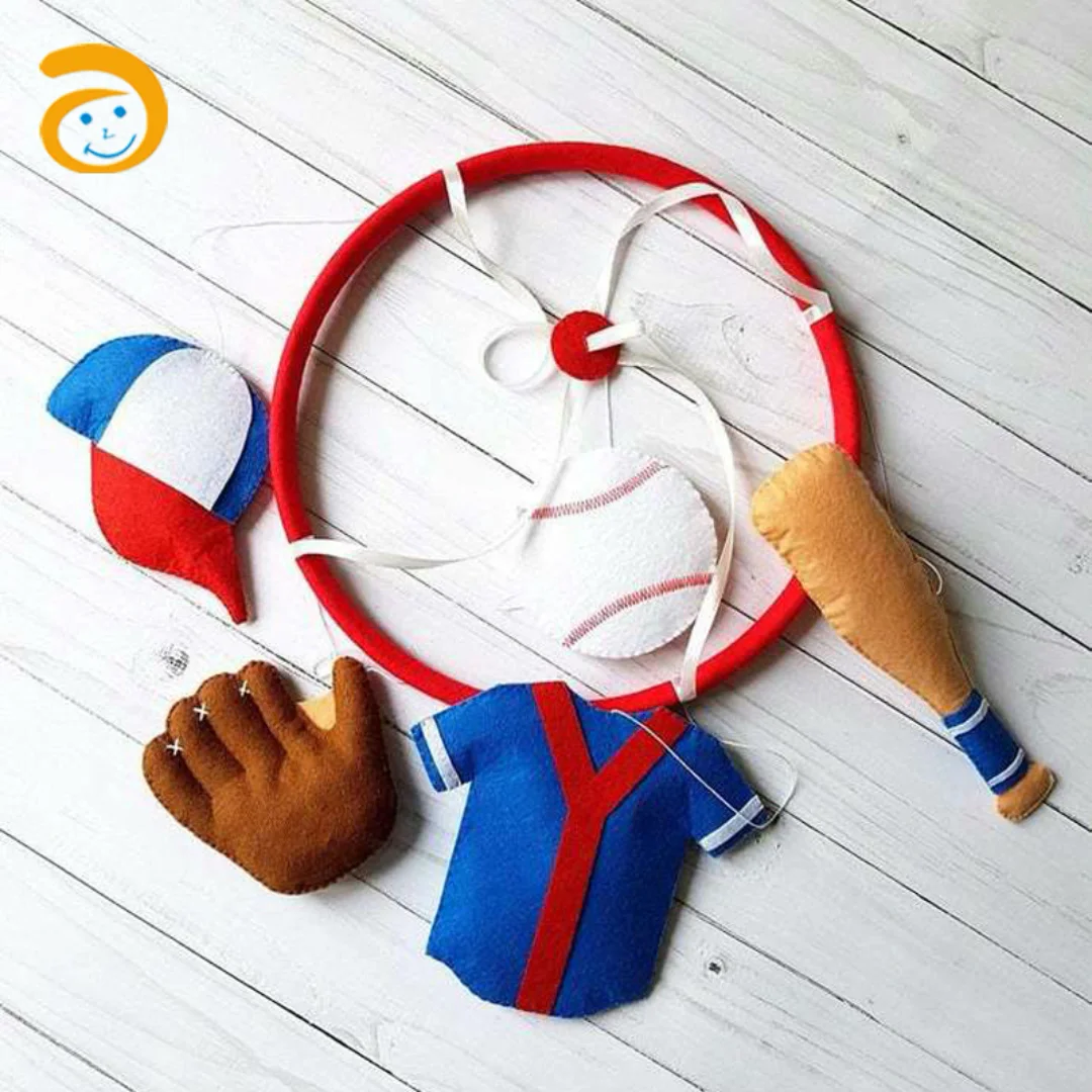 Woodland Animals Felt Baby Crib Mobile Nursery Decoration Felt Hanging