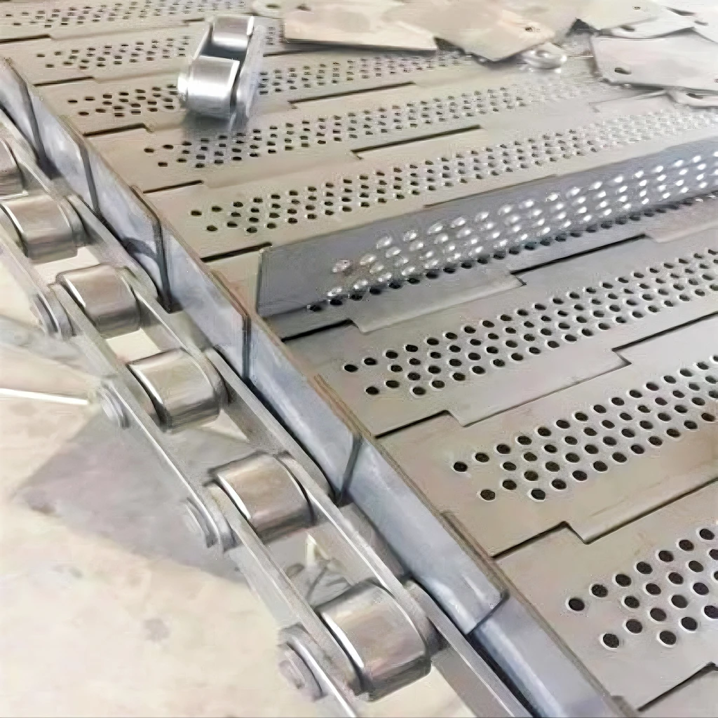 Heat Resistant Stainless Steel 304 316 Chain Plate Link Conveyor Belt heat-resistant-stainless-steel-304-316-chain-plate-link-conveyor-belt