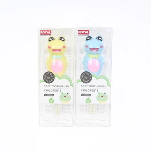 Kids High Quality 10k+ Bristles Little Frog Style Toothbrush OEM Brand Name 3d Best Seller Tooth Brush Children