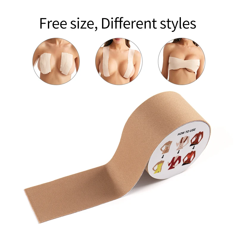 Bio Glue Push up Boob Tape Hypoallergenic Nipple Pasties Self Adhesive Breast Lift Tape Kinesiology Tape