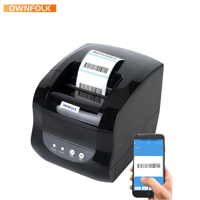 Ownfolk Affordable Portable Clothing Label Printer Price Label Printer