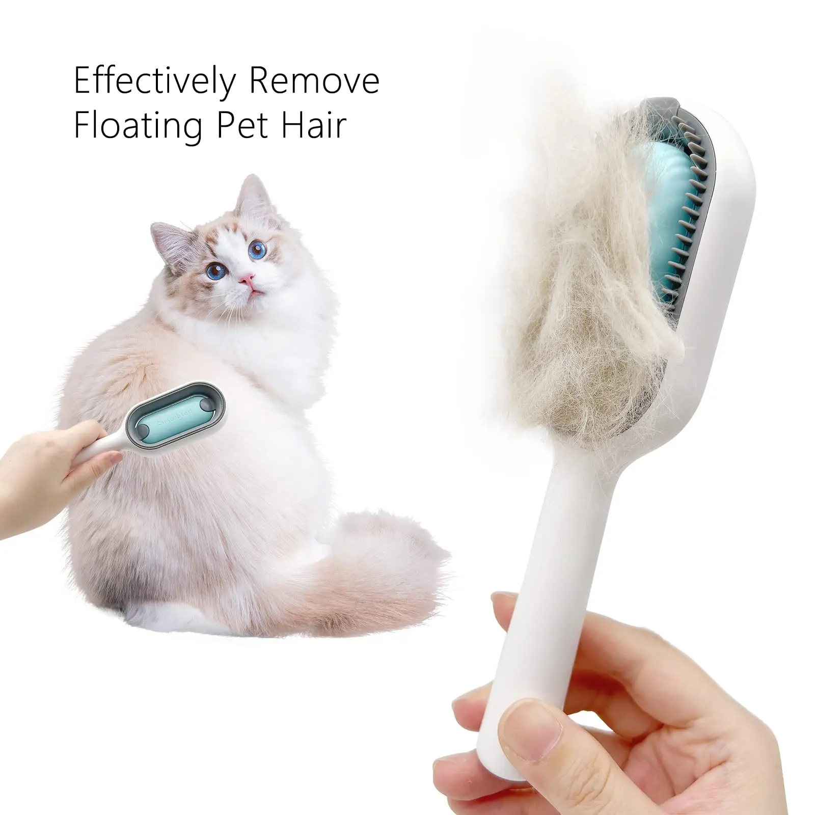 Wholesale 2 In 1 Portable Pet Cleaning And Removing Hair Comb Wash-free ...