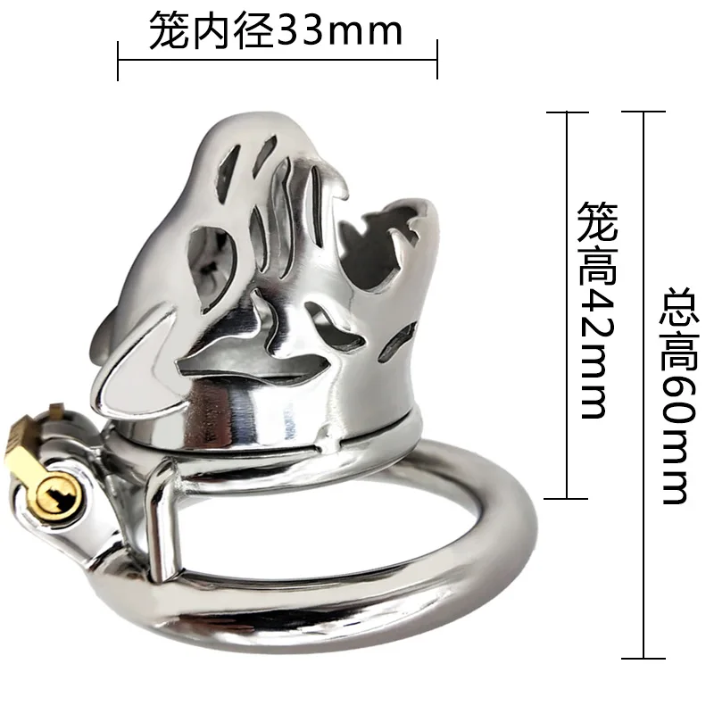 Chastitycage FRRK wholesale BDSM sex toys 304 stainless steel chastity lock penis cage  for men| Alibaba.com