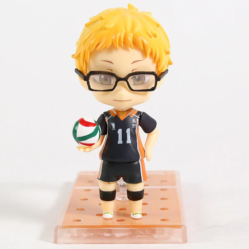 Фигурка аниме игрушки Q версии Haikyuu Kei Tsukishima #616 фигурка Коллекционная модель игрушка для подарка