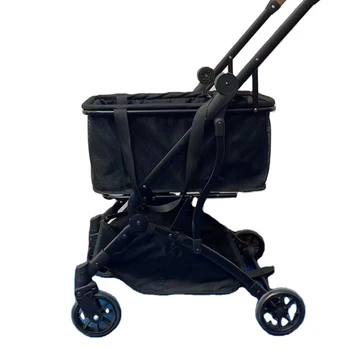 Camping Beach Wagon Push Pull Stroller Folding Garden  Supermarket Shopping Carts Dog /Cat Pet Stroller