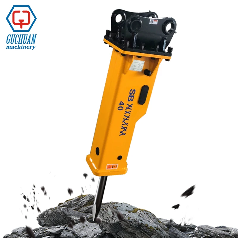 Cuchuan 16 Years Factory Drilling Machines Excavator Box Type Hydraulic Breaker Hammer Rock Breaker Hammer for Tractor Excavator