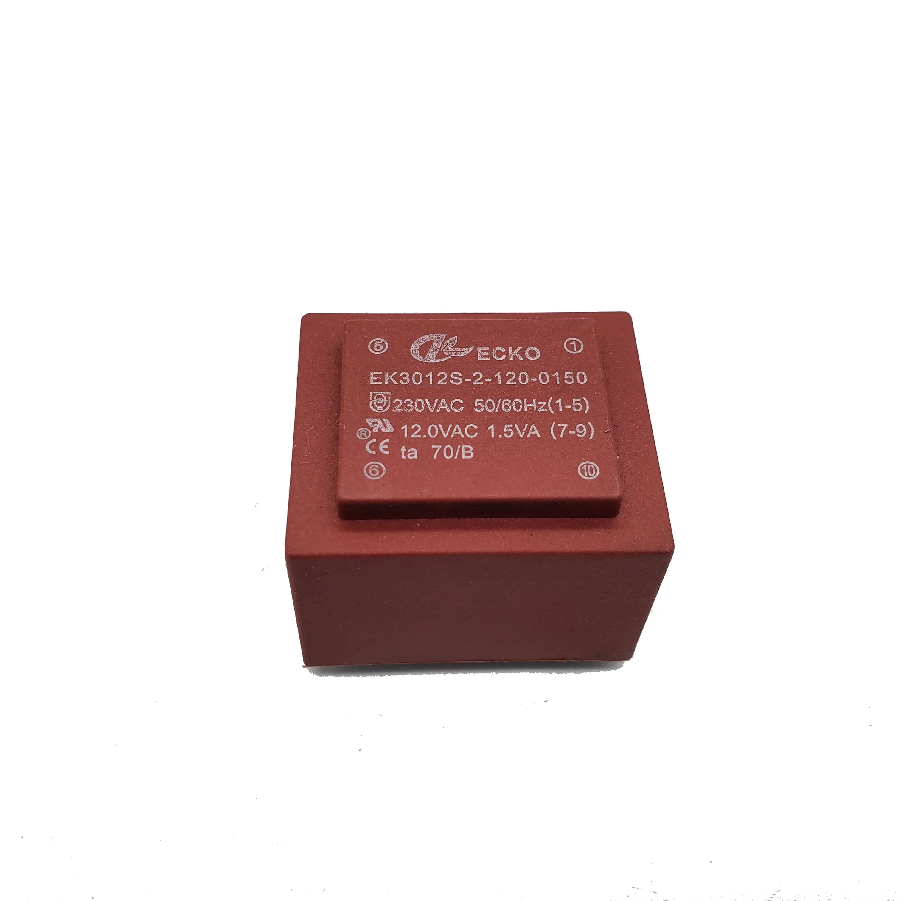 120V 220V 230V 240V 440V 480V 12V 100mA 200mA PCB Mounted Encapsulated  Transformer