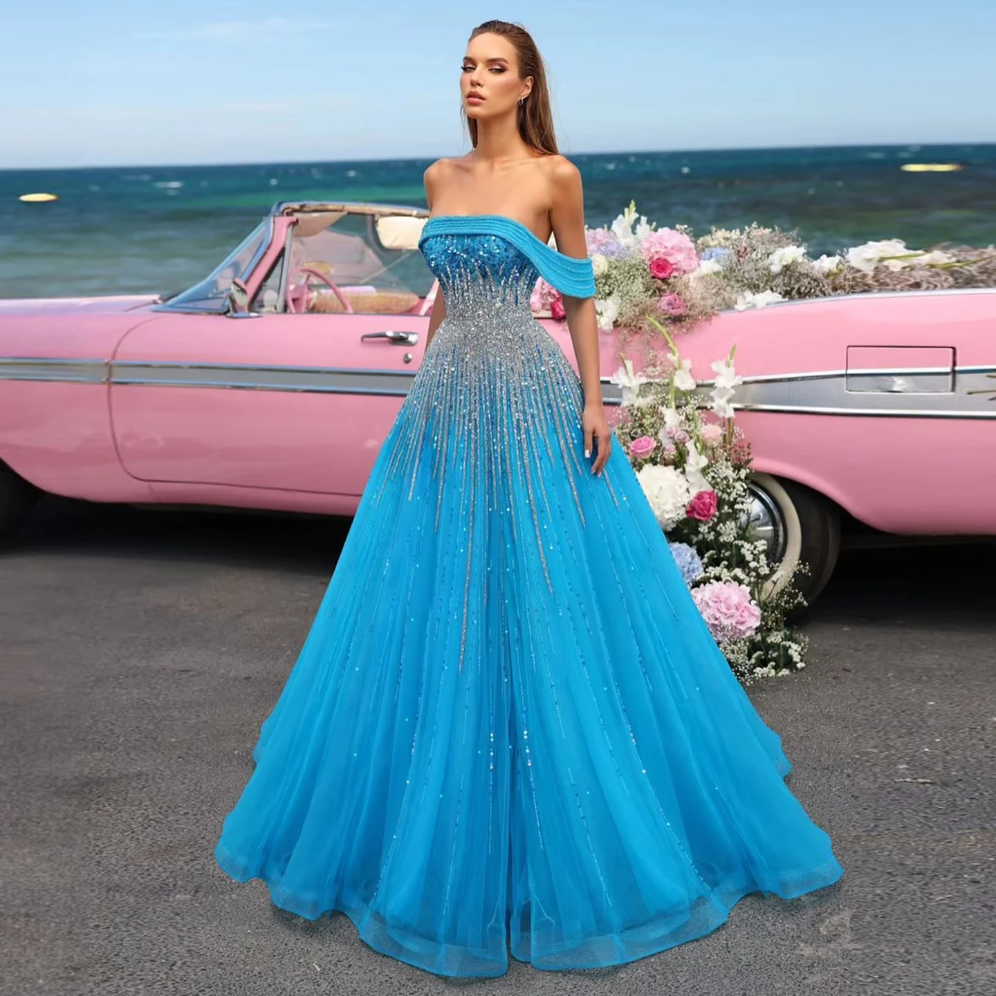 Wedding Reception Turquoise And Pink Wedding Dress Turquoise