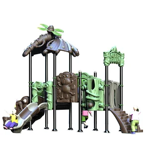 Forest Paradise Series Outdoor Plastic Playground Equipment for School Children's Paradise Kids' Play Area