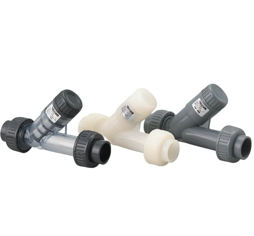 Plastic UPVC CPVC PVDF Y Strainer Filter for Industry
