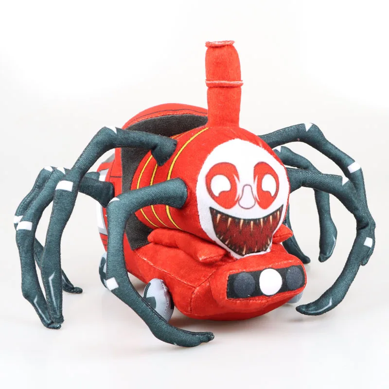 Choo-choo-charles blocos de construção grande jogo em torno assustador aranha  trem animal boneca modelo