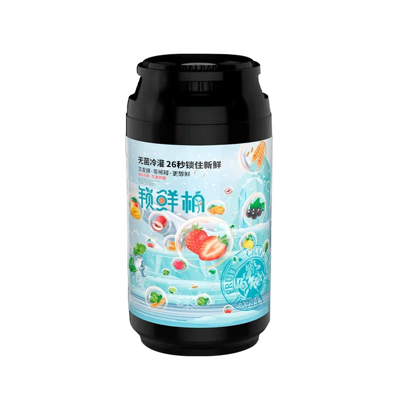 Reusable and One-way 3L 5L10L 20L 30L 40L Mini Plastic Beer Keg Pet Beer Kegs for Craft Beer Carbonated Drinks