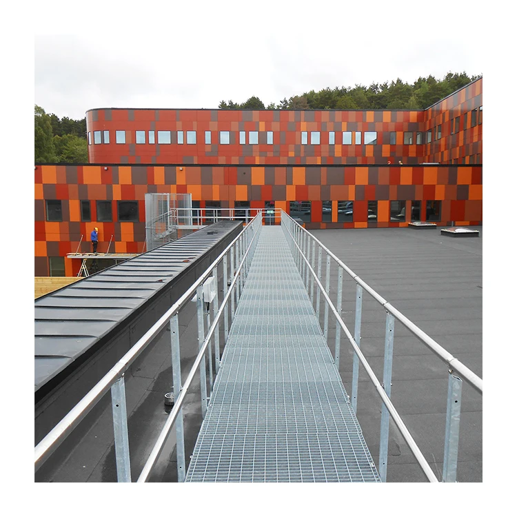 Modern Design Galvanized Steel Outdoor Pool Overflow Pig Flooring Webforge Stainless Steel Grating for Drainage System