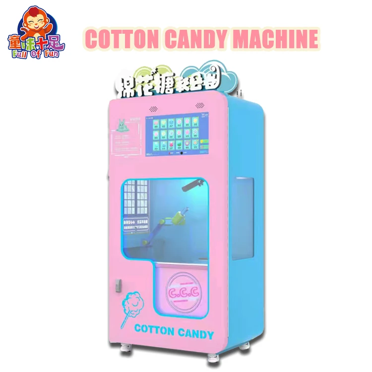 Automatic Vending Machine Cotton Candy Floss Machine Cotton Candy Making Machine